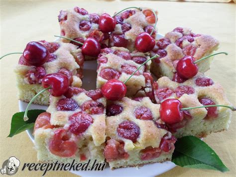 Cseresznyés sütemények válogatása