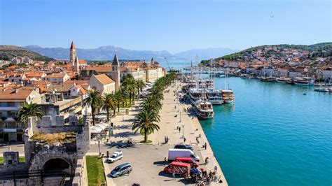 Trogir óváros térképe