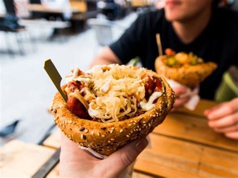 Budapest street food forgatag