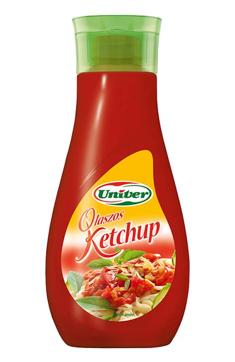 Az Univer ketchup összetevőinek diagramja
