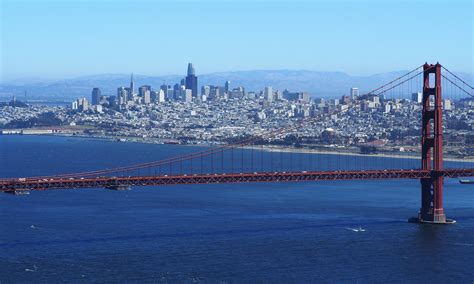 San Francisco látképe naplementében