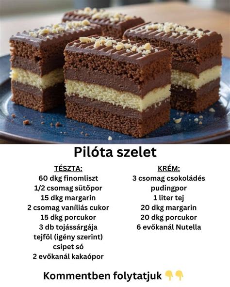 Nutella Cake szelet, Nutellával meglocsolva