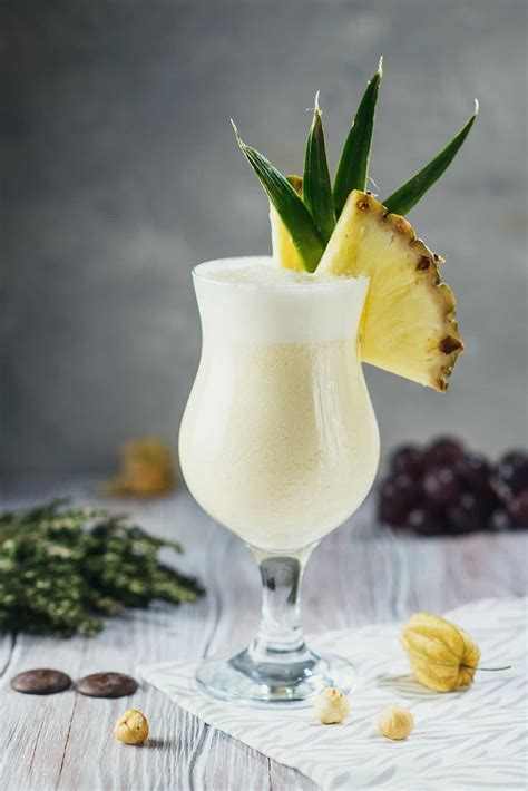 Pina Colada desszert belga fehércsokoládé pohárban