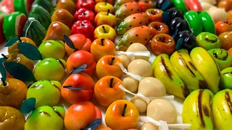 frutta di martorana, szicíliai marcipángyümölcsök