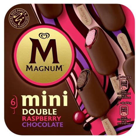 kreatív fotó egy olvadó Magnum Dupla Málna jégkrémről, ahol látható a málnás belső és a dupla csokoládébevonat