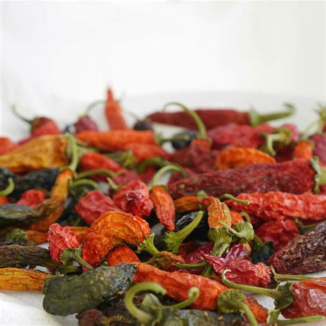 Különböző csípős paprikafajták Scoville-skálával