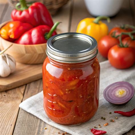 Chutney befőzése üvegekbe