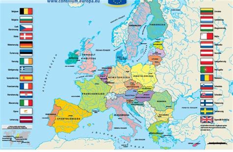 Európai Unió térképe a minőségi eltérések jelölésével