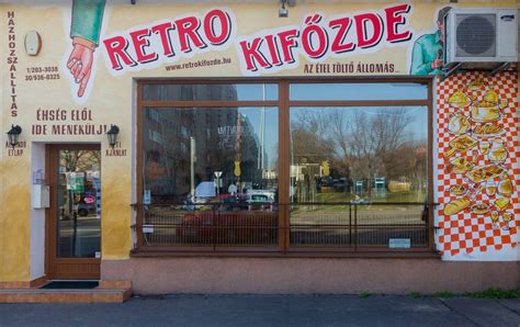 Retro kifőzde táblája