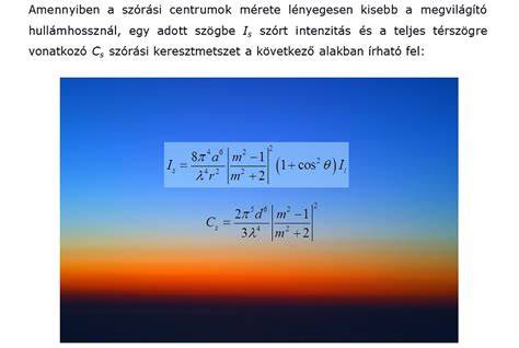 A Rayleigh-szórás illusztrációja