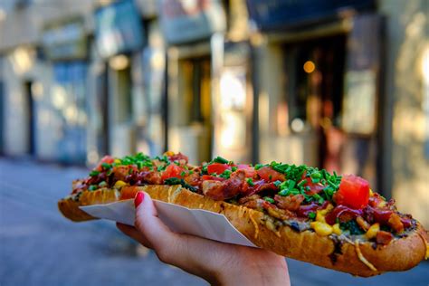 Zapiekanka street food Krakkóban