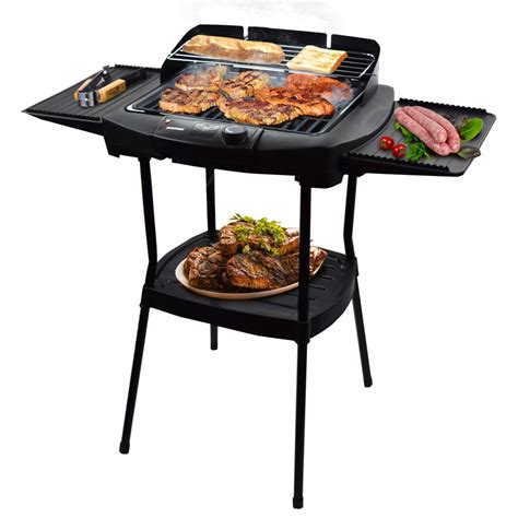 Elektromos grill kültéri használatban