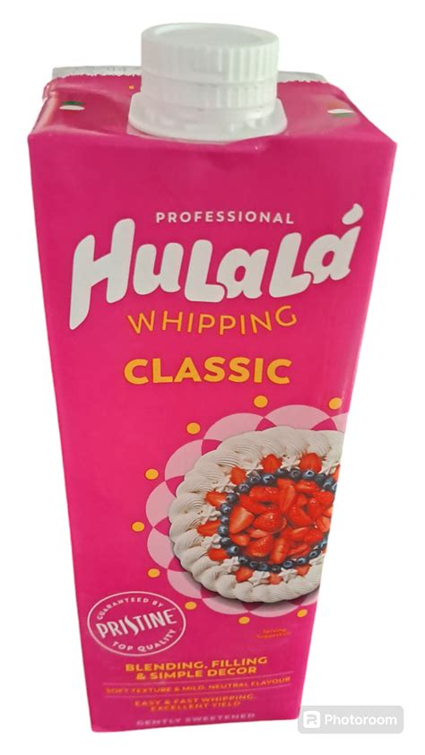 Hulala habkészítmény doboza és egy tál felvert hab