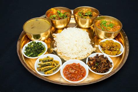 Thakali Khana egy tálon