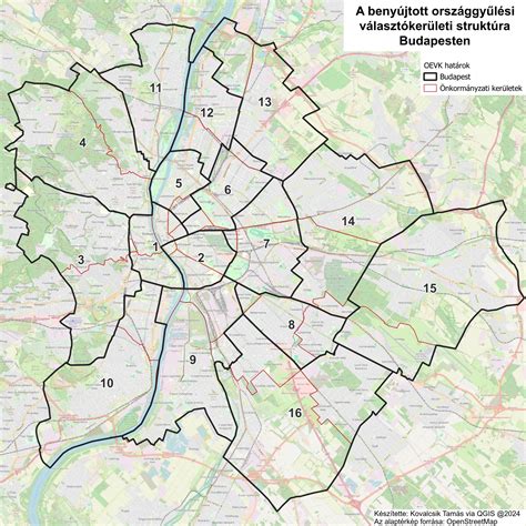 Budapest térkép az élelmiszerüzletek jelölésével
