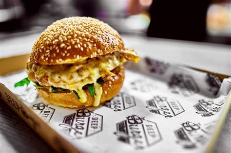 Deep Burger étlap részlete