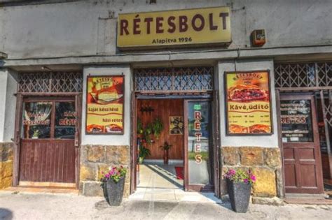 A Rétesbolt Anno 1926 utcai frontja és jellegzetes portálja