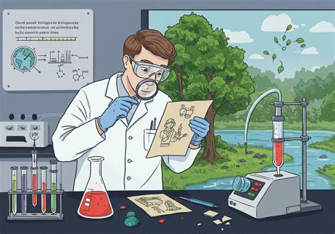 pH-tesztelés folyamata a kertben