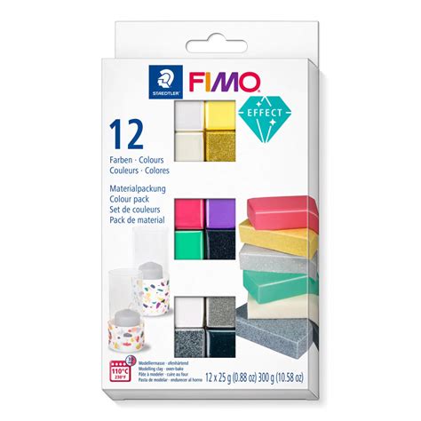 A Fimo gyurma különböző színei és textúrái