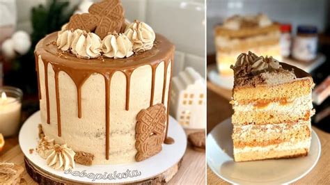 Karamellás spekulatius torta