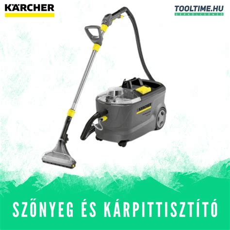Kárpittisztító gép használat közben