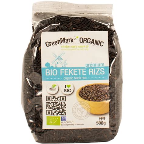 Greenmark Bio Fekete Rizs csomagolása