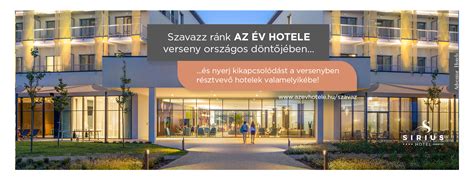 Sirius Hotel a Balaton partján