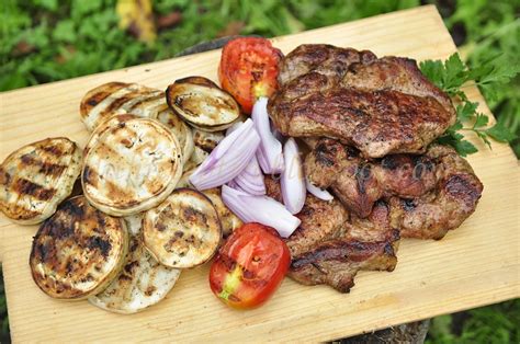 Grillezett tarja zöldségekkel