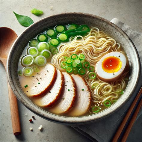 gőzölgő japán csirke paitan ramen kollagénben gazdag alaplével