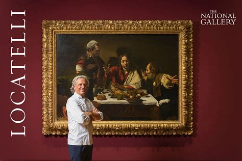 Giorgio Locatelli portréja és gasztronómiai munkásságának illusztrációja