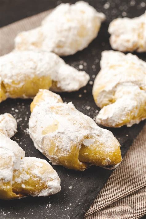 freshly baked homemade kifli