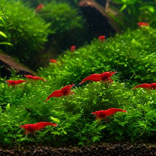 Akváriumi Red Cherry garnélák