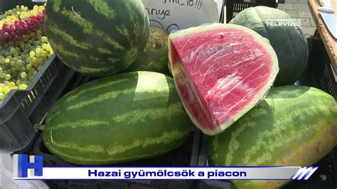 Hazai gyümölcsök a piacon