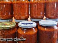 Különböző paradicsom befőzési termékek