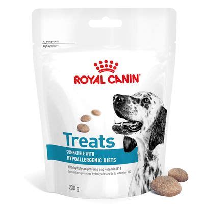 Variety of hypoallergenic dog treats