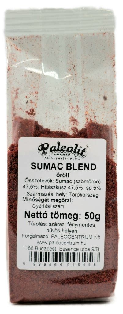 sumac bogyók és őrölt fűszer