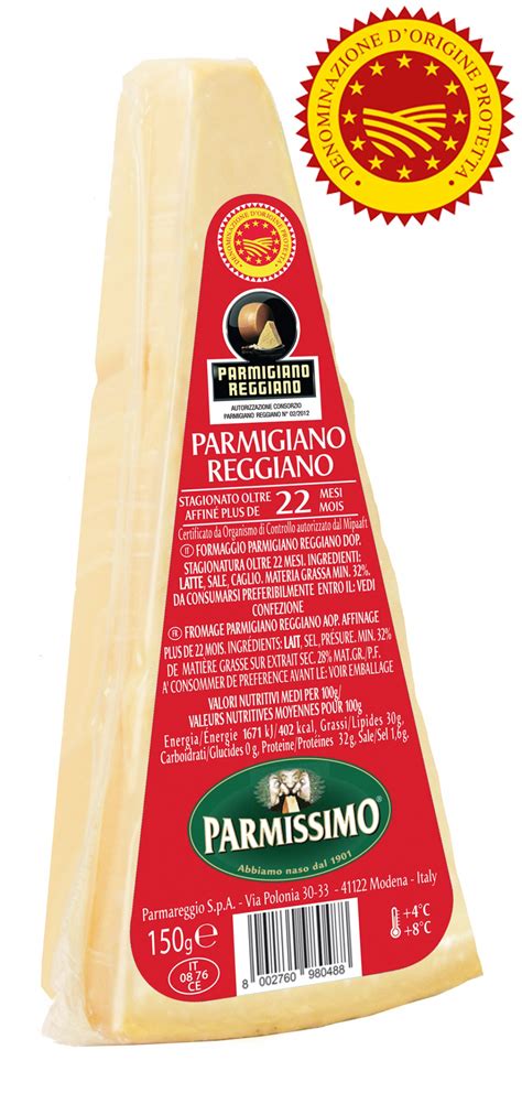 Különböző érlelésű Parmigiano Reggiano szeletek
