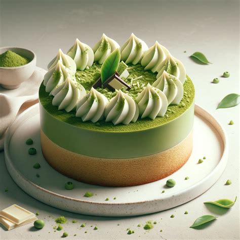 Matcha teás palacsintatorta rétegesen