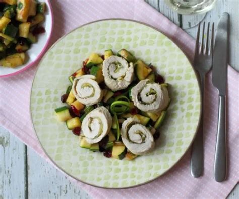 Pulykamelltekercs pesto töltelékkel