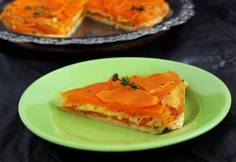 Sütőtökös Tarte Tatin szeletelve