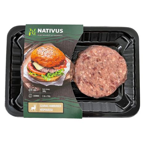 Hamburger húspogácsa hozzávalói