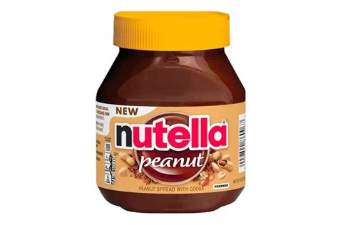 Nutella Peanut üveg, földimogyoróval