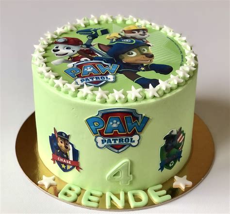 Mancs őrjárat torta Rocky karakterrel