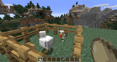 Minecraft character throwing an egg
