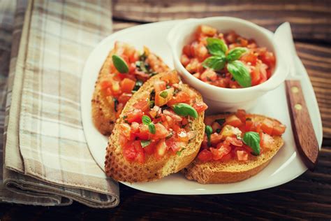 Paradicsomos bruschetta