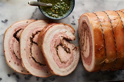 Tökéletesen szeletelt porchetta
