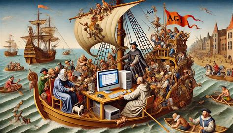 Bosch: A bolondok hajója (részlet)