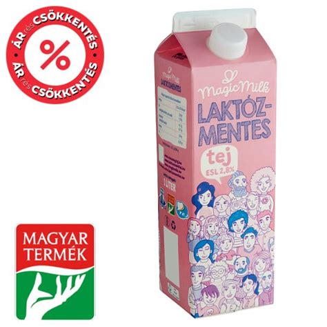 Laktózmentes tej doboz