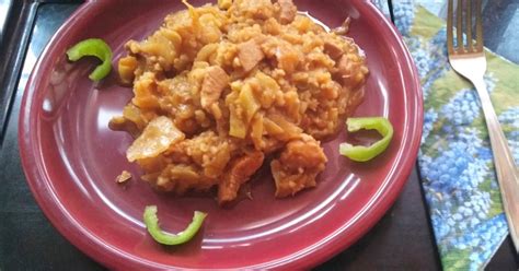 Pulykapörkölt bulgurral