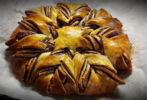 Nutellás napraforgó kalács fázisfotó